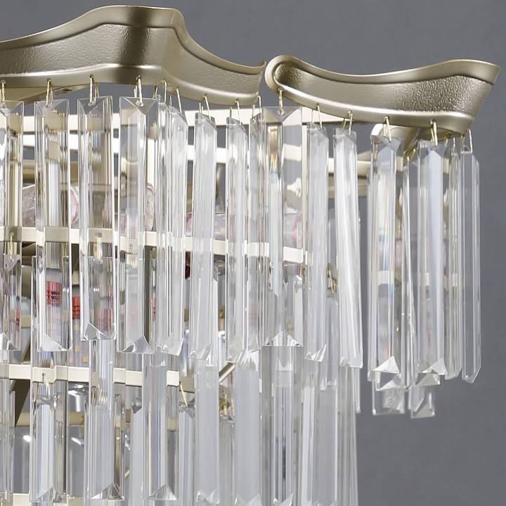 Подвесная люстра ILLUMICO LYRA IL3575-8+4PSQ-24 GD LYRA