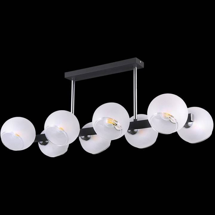 Люстра на штанге ILLUMICO IL9559-8PSQ-79 CR BK