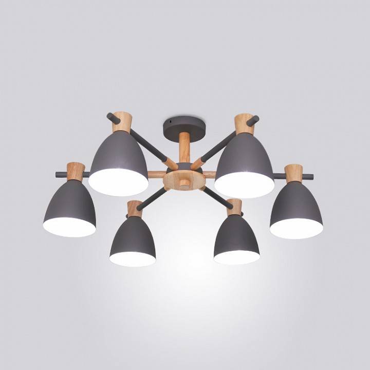 Люстра на штанге ImperiumLoft Folke Gray FOLKE01