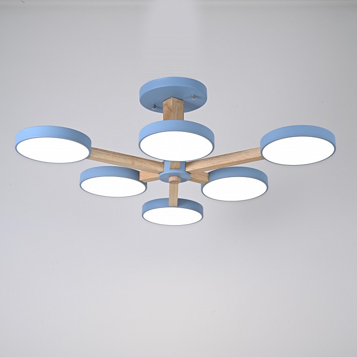 Люстра на штанге Imperiumloft TURNA Blue TURNA-B01