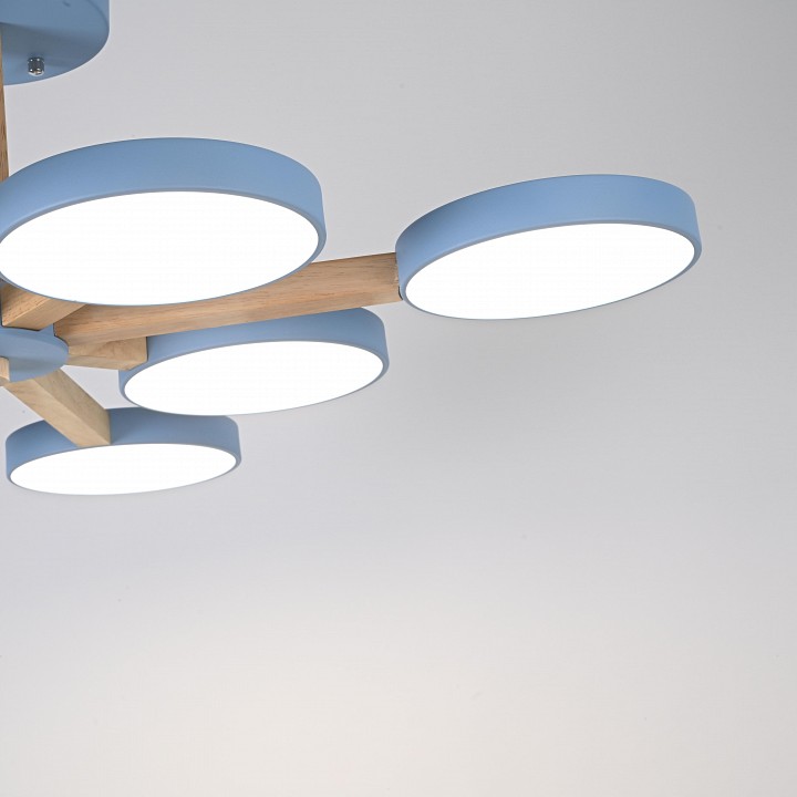 Люстра на штанге Imperiumloft TURNA Blue TURNA-B01