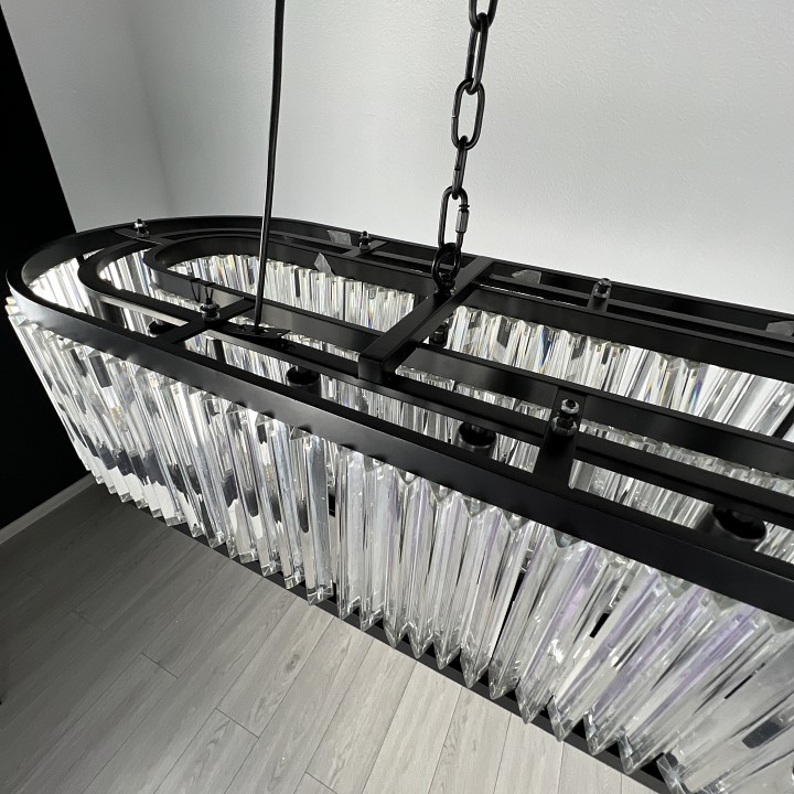 Подвесной светильник Imperiumloft Odeon Clear Glass Black 248522-22