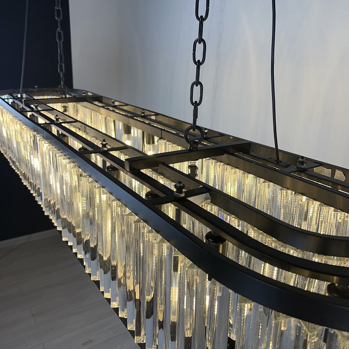 Подвесной светильник Imperiumloft Odeon Clear Glass Black 248522-22