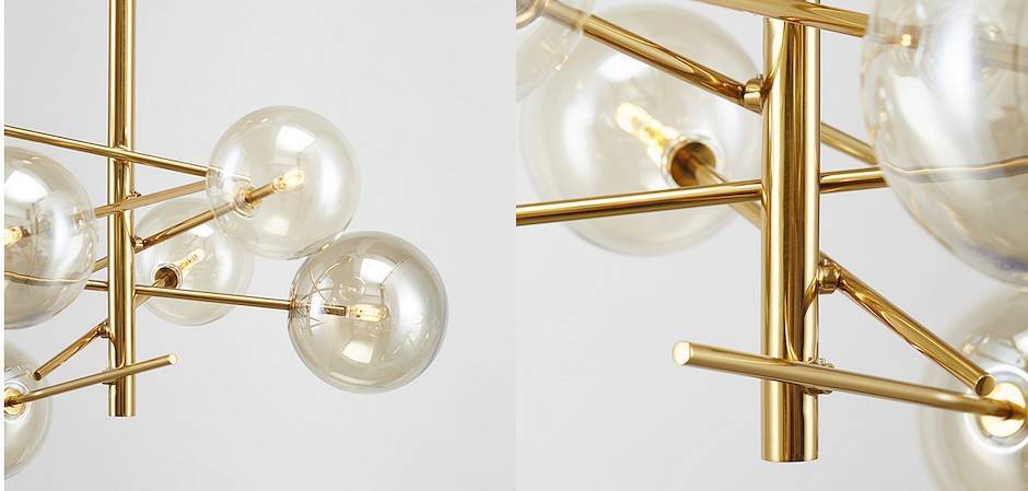 Люстра на штанге ImperiumLoft Bolle Hanging Lamp Gallotti & Amp 40.1268-0