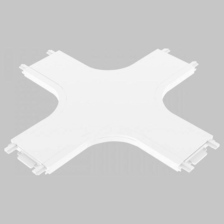 Соединитель X-образный для накладных треков Imex UT25 белый IL.0007.3004 WH