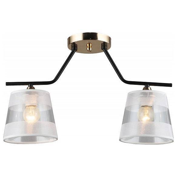 Накладной светильник Imex MD.2128-2-S-BK+FGD