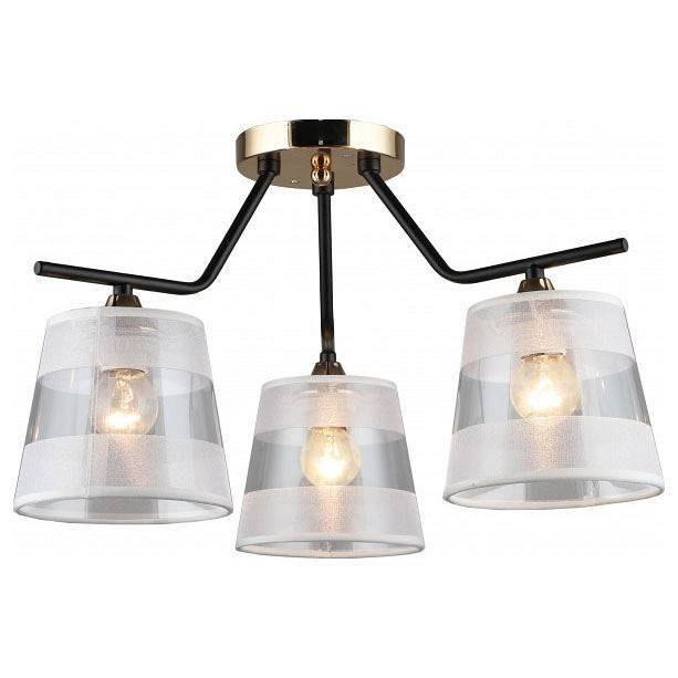 Потолочная люстра Imex MD.2128 3 лампы MD.2128-3-S-BK+FGD