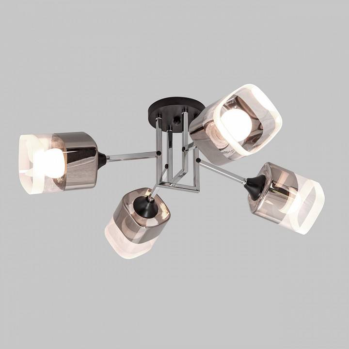 Потолочная люстра Imex MD.2184 4 лампы MD.2184-4-S-BK+CH