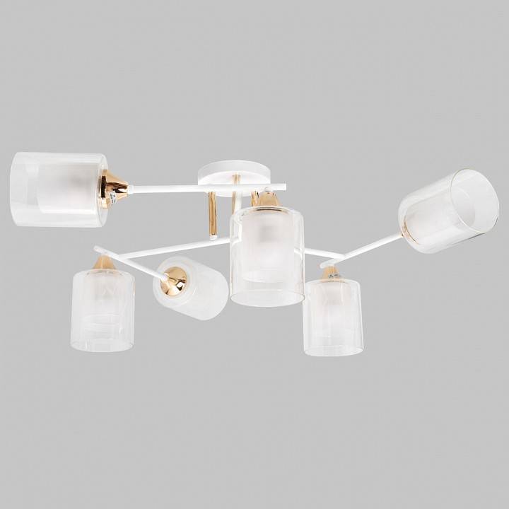 Потолочная люстра Imex MD.2188 6 ламп MD.2188-6-S-WH+FGD