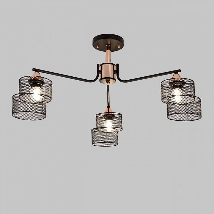 Люстра на штанге Imex MD.4252 3 лампы MD.4252-3-S-BK+FGD