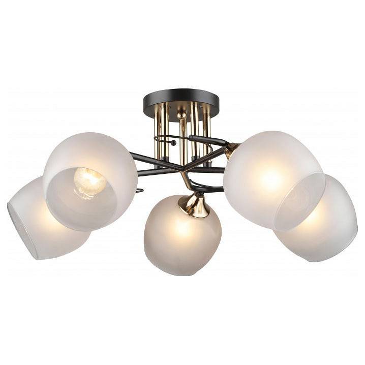 Люстра на штанге Imex MD.5996 5 ламп MD.5996-5-S-COFFEE+FGD