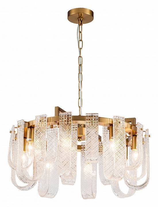 Подвесная люстра Indigo Brina 12027/8P Brass