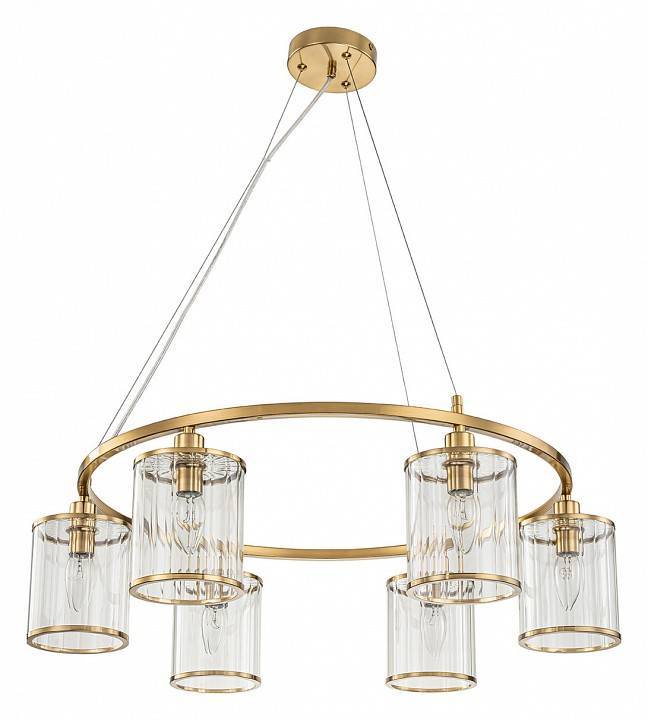 Подвесная люстра Indigo Dante 13022/6P Brass