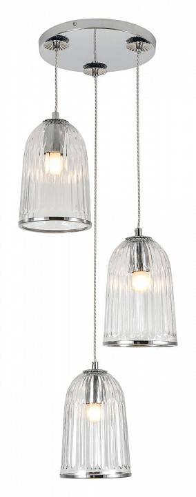 Подвесной светильник Indigo Lucido 11046/3P Chrome
