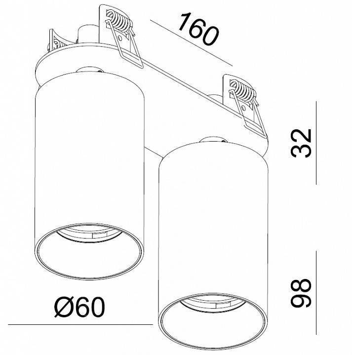 Спот Italline DANNI DANNY FR2 black
