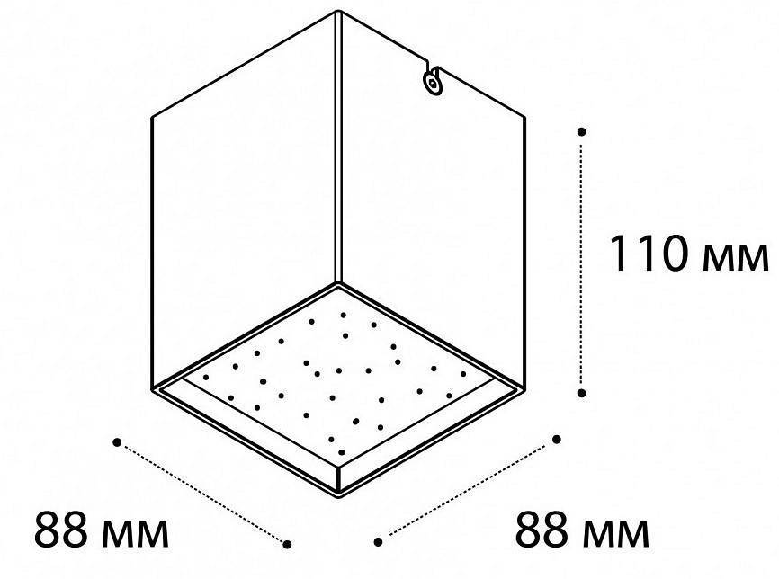 Накладной светильник Italline DL 3028 DL 3028 white 3000K