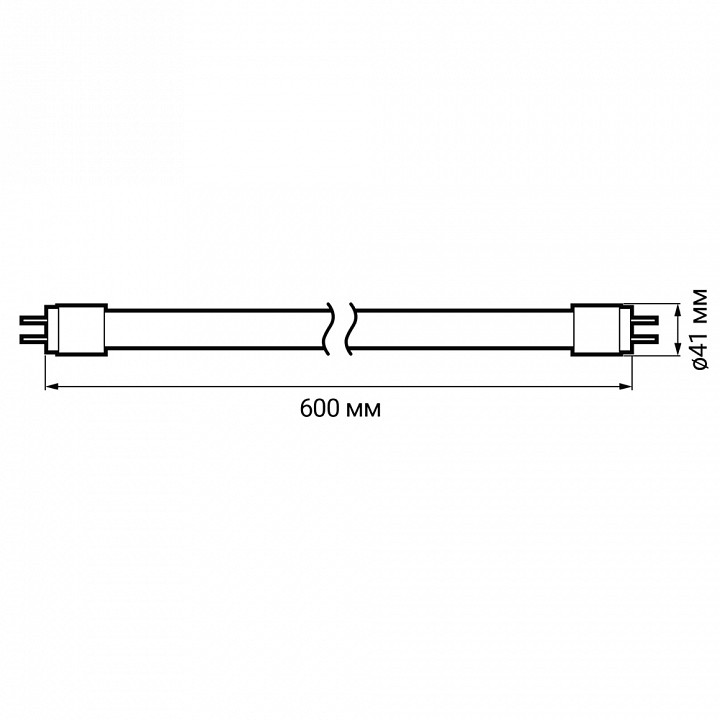 Лампа светодиодная Jazzway  FLL T8- 600 10w 4000K G13