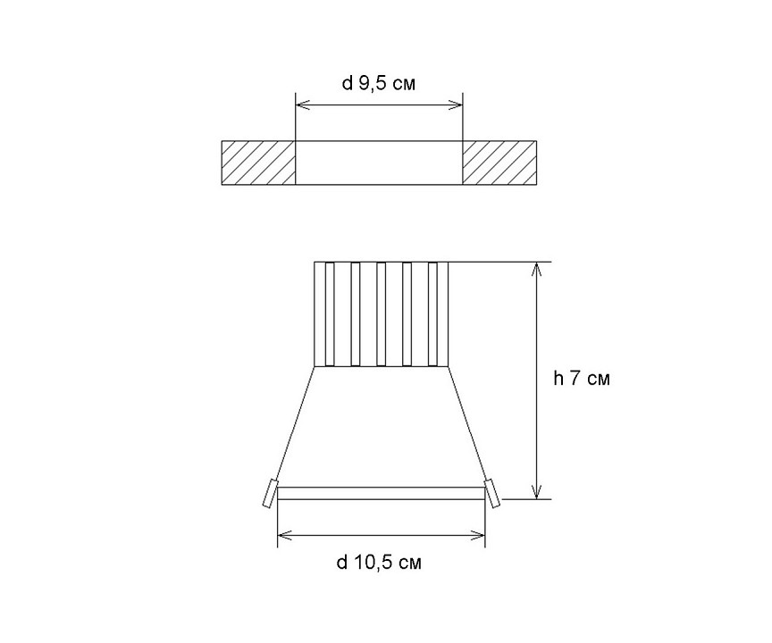 Встраиваемый светильник Kink Light Точка 2143(4000K)