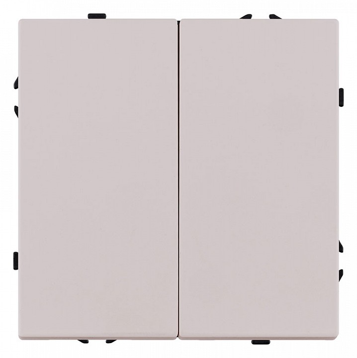 Выключатель двухклавишный без рамки Kollinger Eclipse EC-025CM