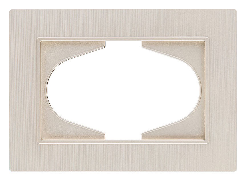 Рамка для двойной розетки Kollinger Eleganz Plex EP120GD