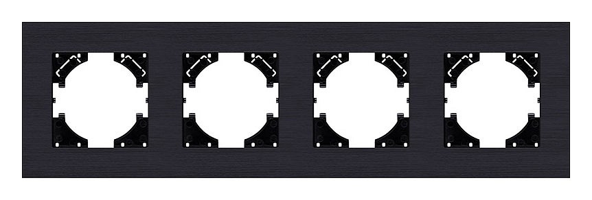 Рамка на 4 поста Kollinger Reflex AL RA4BK