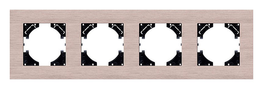 Рамка на 4 поста Kollinger Reflex AL RA4GD