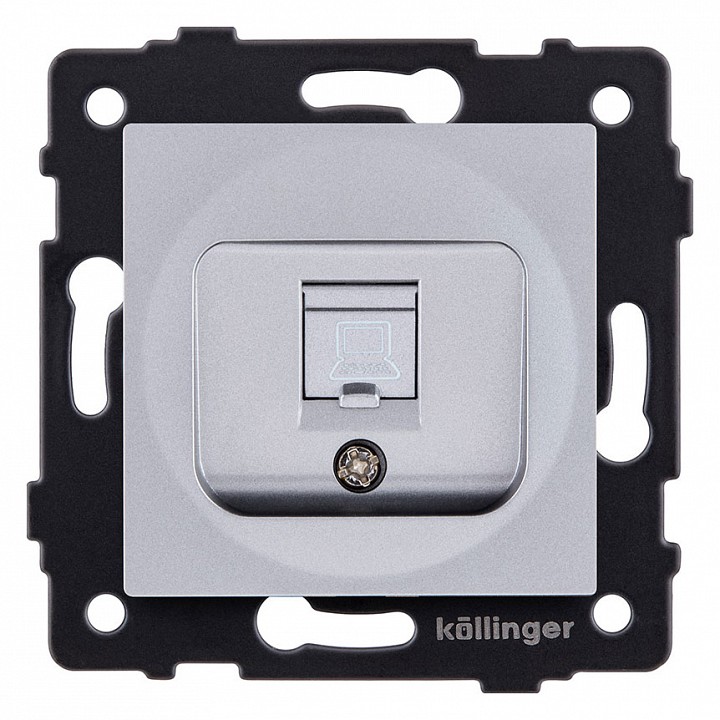 Розетка Ethernet RJ-45 без рамки Kollinger  REA-018GY