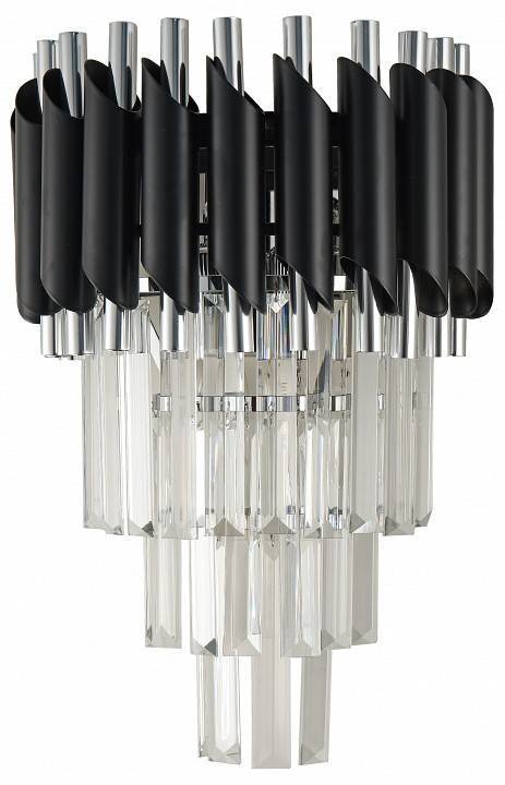 Накладной светильник Natali Kovaltseva DARIAN 76017/2W CHROME BLACK