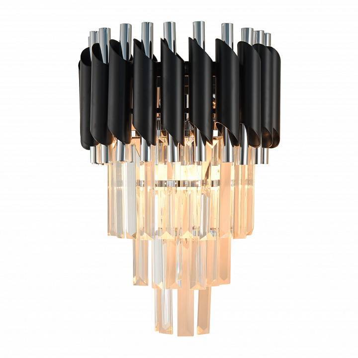 Накладной светильник Natali Kovaltseva DARIAN 76017/2W CHROME BLACK