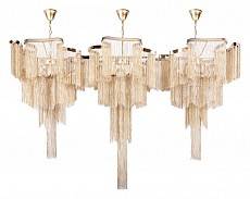 Подвесная люстра Loft It Stream 1400 мм золотая 10208/1400R Gold