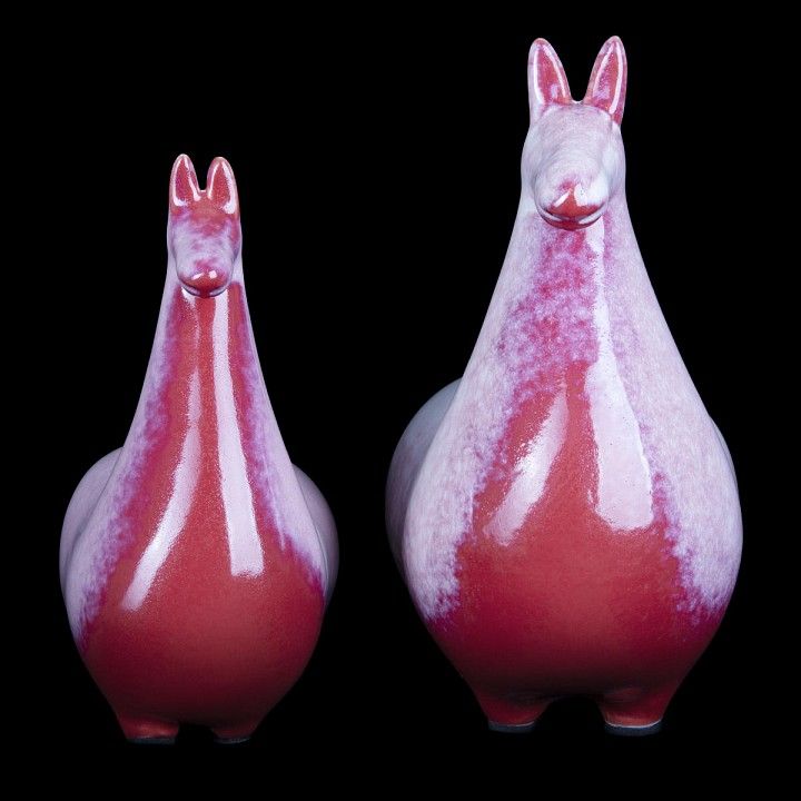 Набор из 2 статуэток Loft it Horse 10283 Red (2 pcs)