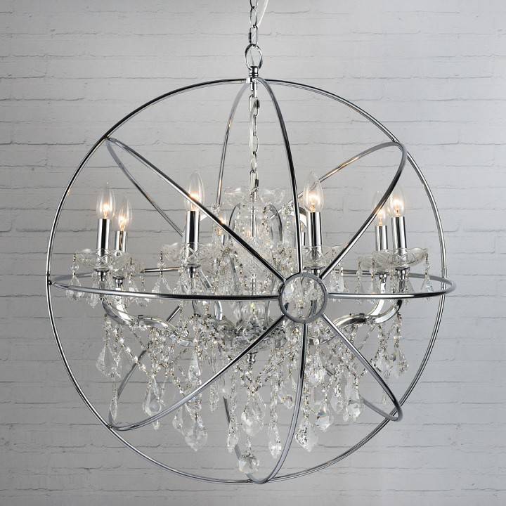 Подвесная люстра Loft It Foucaults Orb Crystal LOFT1896/8