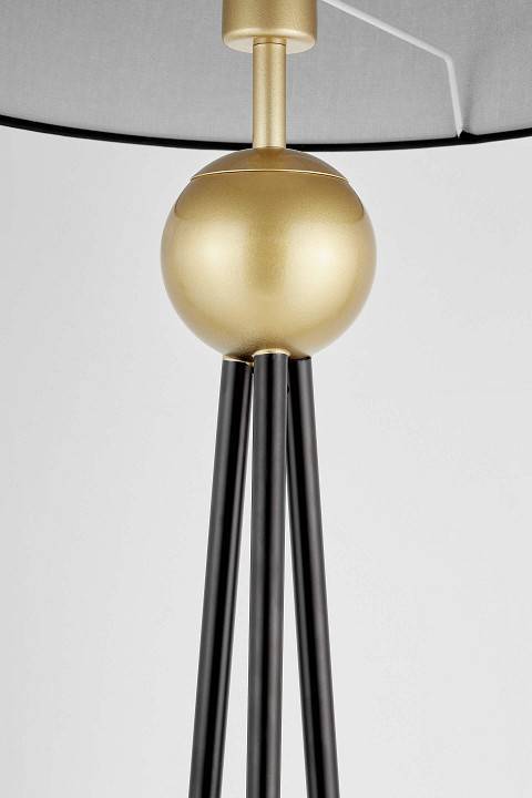 Торшер LUMINA DECO Belforte LDF 5527 GD+BK