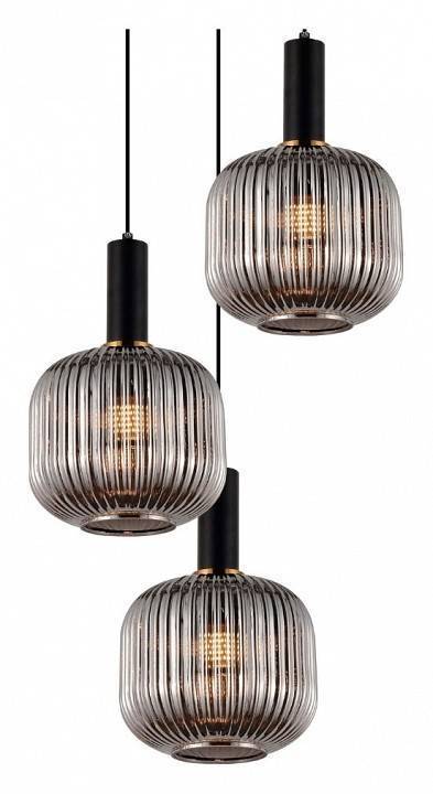 Подвесной светильник Lumina Deco Gato на 3 лампы LDP 1217-3 GY+BK