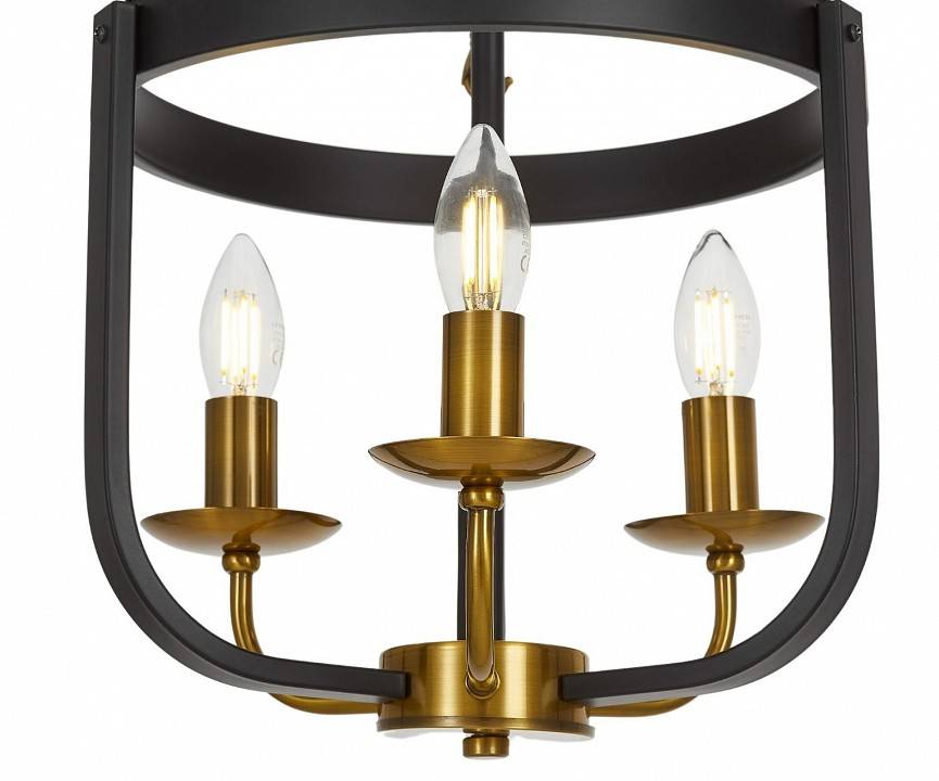 Подвесная люстра Lumina Deco Berling LDP 8024-3 BK+MD