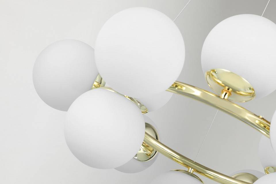 Подвесная люстра LUMINA DECO Fino TP 2002-12 GD