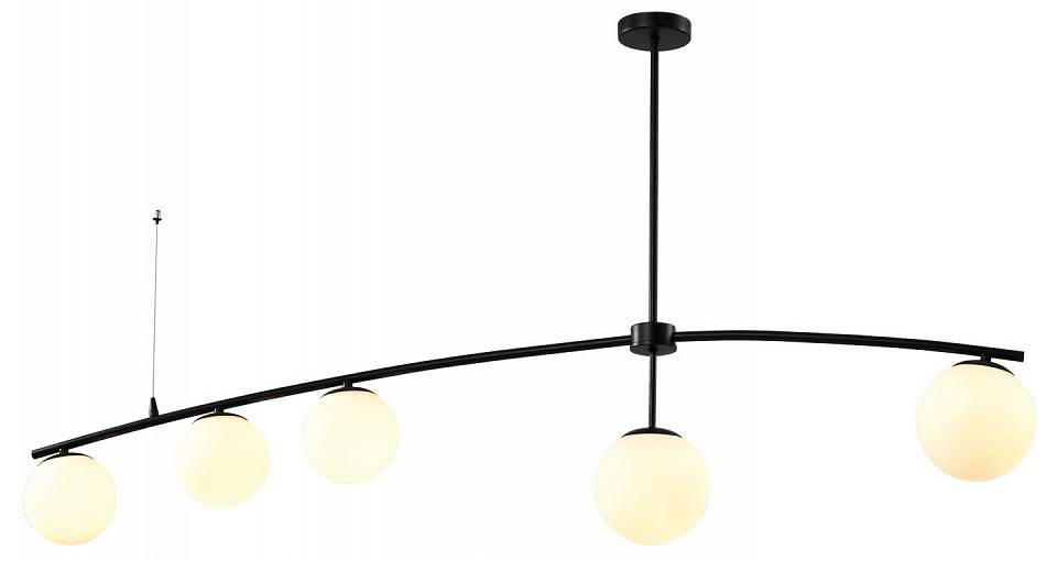 Люстра на штанге Lussole Fishers 8 ламп LSP-8798