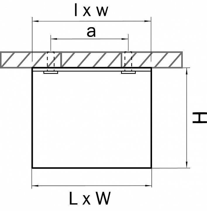 Светильник накладной Lightstar Monocco IP65 052116-IP65