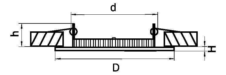 Встраиваемый светильник Lightstar Riverbe Grande LED 220202