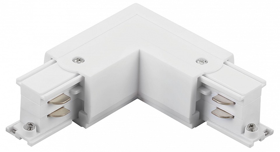 Соединитель угловой L-образный для треков накладных Lightstar Quattro 504126-FRPS