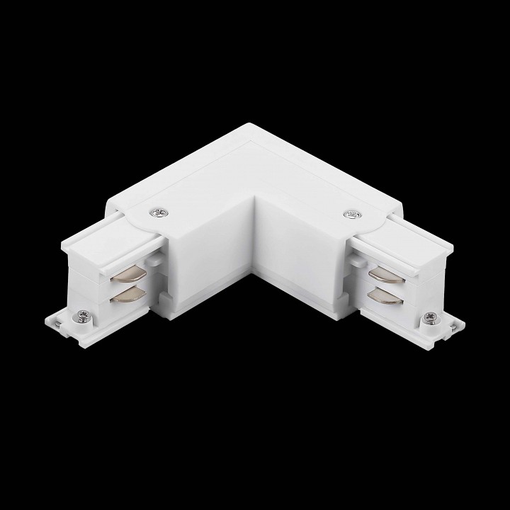 Соединитель угловой L-образный для треков накладных Lightstar Quattro 504126-FRPS
