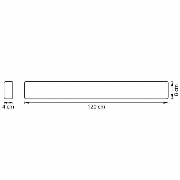Накладной светильник Lightstar Fiume 810546CCT