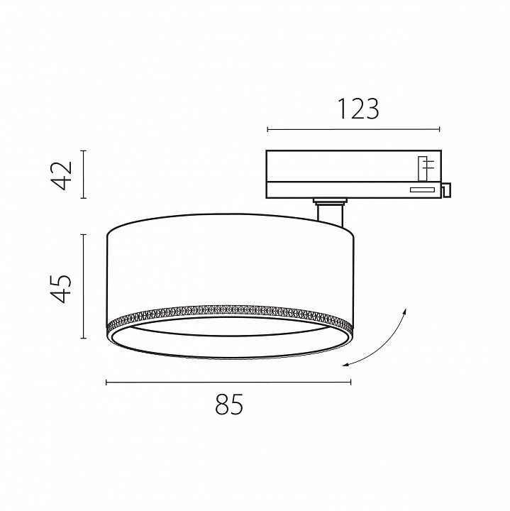 Светильник на штанге Lightstar Alta Pro A5537QT