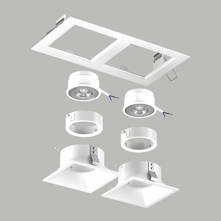 Встраиваемый светильник Lightstar Domino D5260606WMOD
