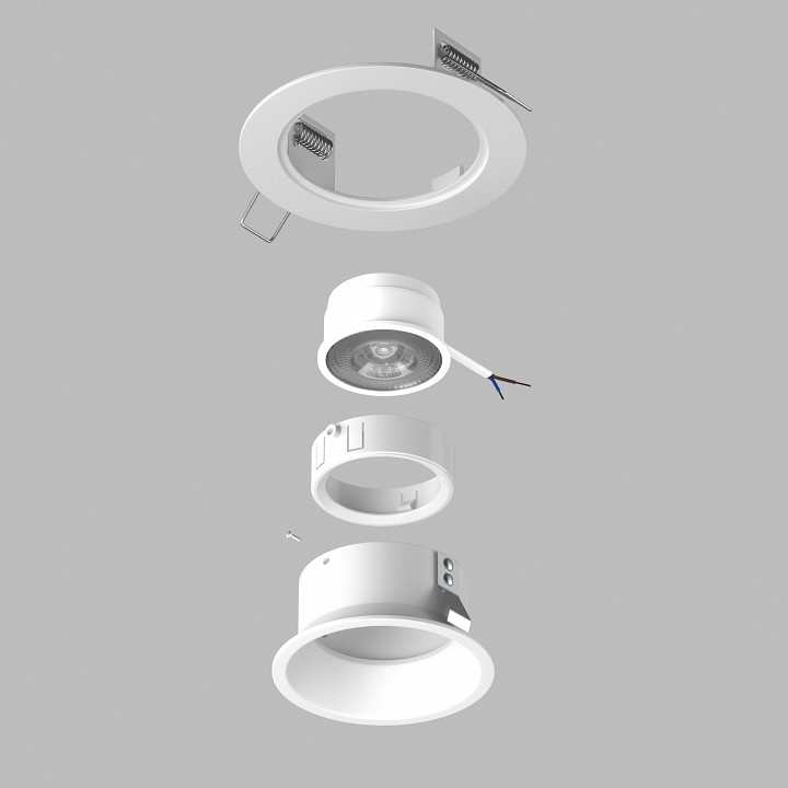 Встраиваемый светильник Lightstar Domino D61607BMOD
