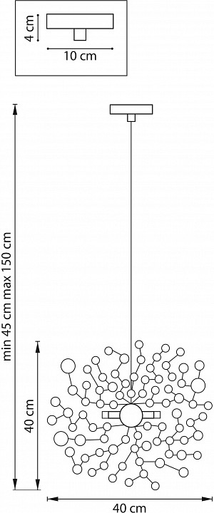 Подвесной светильник Lightstar Extra L1P721132