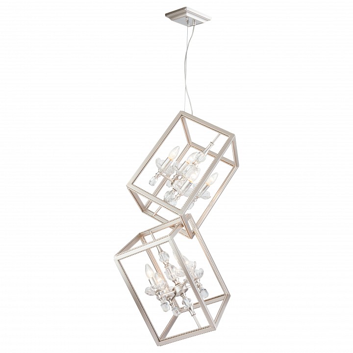 Подвесная люстра Lucia Tucci Inessa 3850.8 silver