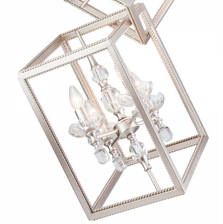 Подвесная люстра Lucia Tucci Inessa 3850.8 silver