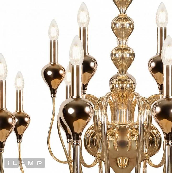 Подвесная люстра iLamp Lady 88003-10+5 GD