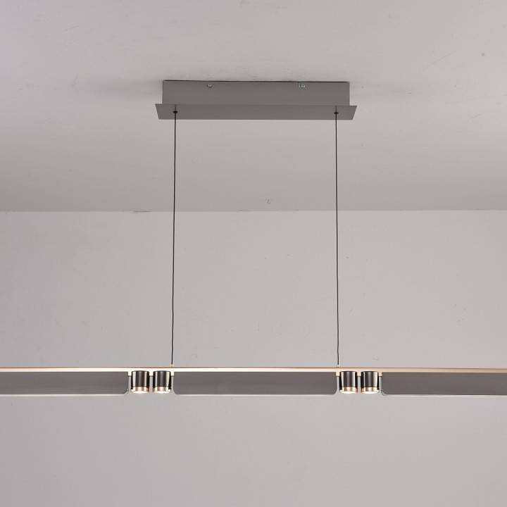 Подвесной светильник iLedex Vision 9309D-1200-2 GR+BK